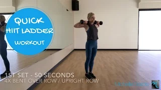 THE HIIT LADDER WORKOUT