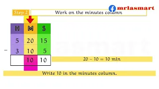 Time | Subtraction of Hours, Min and Sec | without Regrouping | Merryland Academy Digital Classroom