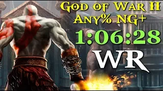 God of War II Any% NG+ in 1:06:28