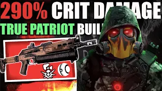 MONSTER TRUE PATRIOT HYBRID CRIT DMG ARMOR REGEN BUILD | The Division 2 Vanguard + Ninja+ Strained