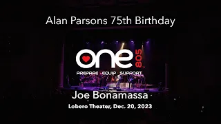 Joe Bonamassa - Double Trouble - Alan Parsons 75th - Lobero Theatre - presented by One805