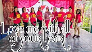 LOVE ME WITH ALL OF YOUR HEART ( Dj John Gallos ) Dance Fitness l B2D Dara l Zumba