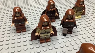 Obi-Wan and Yoda meet the disguised clones