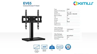 Oximus EV65 Universal Premium TV Stand