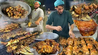 Mountain of Meat in Zaiqa Restaurant | Rush on Street food | Grill Fish | Shinwari Karahi and Tikka