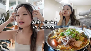 🥘 Daily Diaries in LA: summer grwm, trying new cuisines, self-care & quality time 🎨
