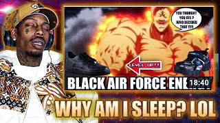 CANT BELIVE I WAS DOSING OFF LOL | ESCANOR: FROM LIGHT UP SKECHERS TO BLACK FORCES - REACTION