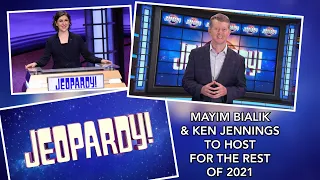 Mayim Bialik and Ken Jennings to Split Jeopardy Hosting Duties for the Remainder of 2021