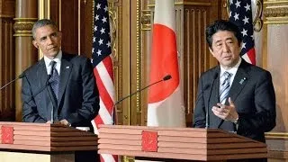 U.S. and Japan tackle trade issues during Obama's visit