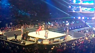 Shinsuke Nakamura and Rusev vs Aleister Black and Ricochet. Smackdown Live Charlotte NC