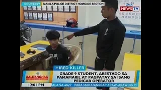 BT: Grade 9 student, arestado sa pamamaril at pagpatay sa isang pedicab operator sa Tondo