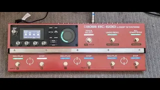 BOSS RC-600 +RC-300  review | specifically on rhythms and assigns