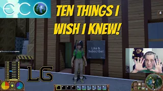 Ten Things I Wish I Knew When I Started Playing Eco