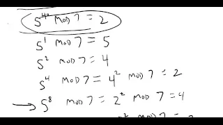 [Discrete Math] Modular Exponentiation