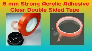 8 mm Strong Acrylic Adhesive Clear Double Sided Tape