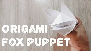 Origami Fox Puppet