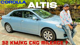 Corolla Altis In CNG 32 Mileage ? Full Review | Achin Rexwal