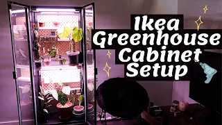 Ikea Greenhouse Cabinet Transformation (MILSBO) | Start to finish set up + tour