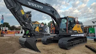 Operating The New Volvo 230E Electric Excavator And Meet & Greet