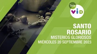 Santo Rosario de hoy Miércoles 20 Septiembre de 2023 📿 Misterios Gloriosos #TeleVID #SantoRosario