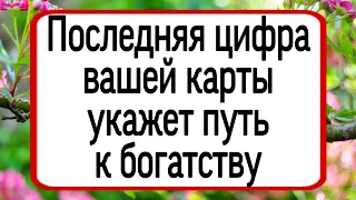 Последняя цифра вашей карты укажет путь к богатству. | Тайна Жрицы |