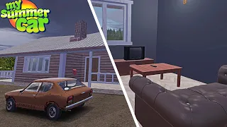 MOVING TO THE NEW COUNTRY HOUSE - CUSTOMIZABLE INTERIOR | My Summer Car Mod #24