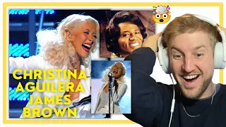 *Reacción* 🎤🤤 CHRISTINA AGUILERA - It's A Man's World | Homenaje a JAMES BROWN 🏆