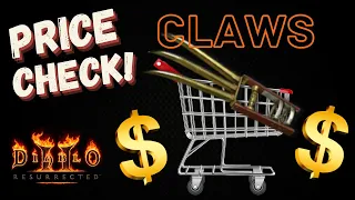 How to Price Check Assassin Claws in Diablo 2 Ressurected