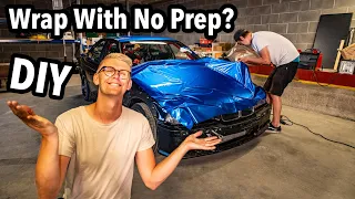 How to Wrap a Car for Beginners! E36 Get`s  New Color!