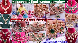 Latest Trendy Celebrity Bridal AD & Moissanite Jewellery Collection 2024 | Premium Designer Jewelry