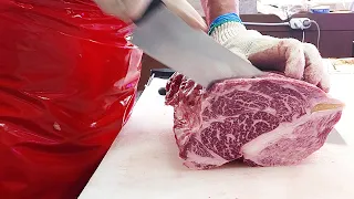 How to cook each part of beef / Process of cooking raw beef / Korean beef street food