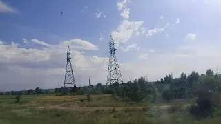 Поездка на дизель-поезде ДЭЛ02 Николаев - Херсон