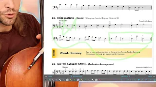 D Major, Ode to Joy, Frère Jaques, Round Explained + Cold Reading | Essential Elements Cello Vol 1