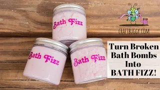 Turn Your Broken Bath Bombs Into Bath Fizz