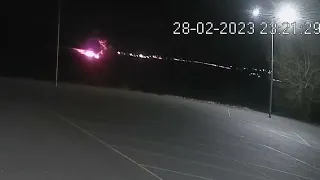 CCTV footage of the collision between two trains in Greece | Greece accident footage