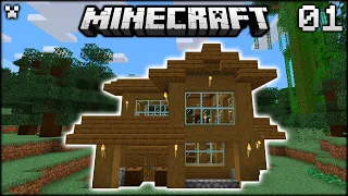 Let's Play Minecraft Survival Episode 1 | Journey Begins!