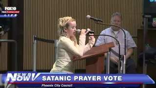 FULL Satanic Prayer Vote Phoenix City Council (FNN)