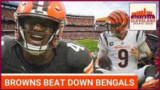 The Cleveland Browns beat down the Cincinnati Bengals 24-3 to win their home opener