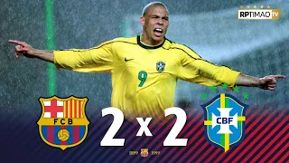 Barcelona 2 x 2 Brasil ● 1999 Friendly Extended Goals & Highlights ᴴᴰ