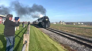 611 on Strasburg Railroad November 10, 2022