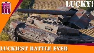 LUCKIEST BATTLE EVER! | wot Blitz