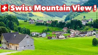 🇨🇭 Swiss Village | Mountain View ! Spectacular View of Switzerland