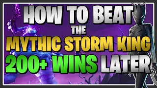 HOW TO DEFEAT the Mythic Storm King - 200+ Wins of Advice! | Fortnite Save the World