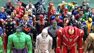 70 Action Figures Marvel Avengers, Thor, Hulk, Thanos, Iron Man, Captain Marvel, Hulkbuster, Toys