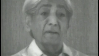 On suffering | J. Krishnamurti