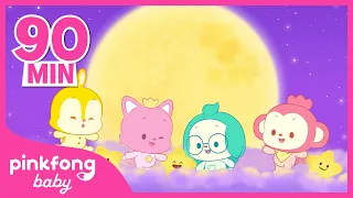 【90min】 Bedtime Lullabies and Sensory music | Sleep Sounds for Baby | @PinkfongBaby