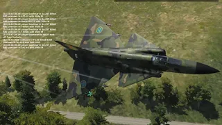 DCS Ajs 37 Viggen low flying