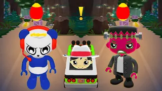 TAG WITH RYAN STRAWBERRY STIEN VS BLUE COMBO PANDA VAN VS LIGHT PANDA DOUBLE EGG SURPRISE GAEPLAY