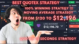 NEW QUOTEX TRADING STRATEGY 15 SECONDS - TURN $120 INTO $12,196 - ULTIMATE BINARY OPTIONS STRATEGY