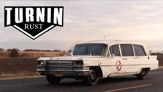 Who Ya Gonna Call Part 1 | 1963 Cadillac Hearse Cummins Swap | Ghostbusters Ecto 1| Turnin Rust